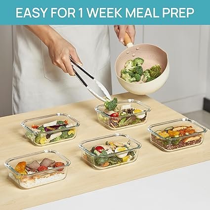 81TRiw8JPAL._AC_SX425_.jpg Vtopmart 5Pack 22oz Glass Storage Containers