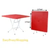 Foldable Plastic Dining Table